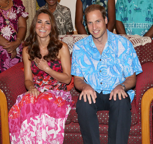 The couple posed in matching tropical-print ensembles, both from local Soloman Island designers.
The couple posed in matching tropical-print ensembles, both from local Soloman Island designers.