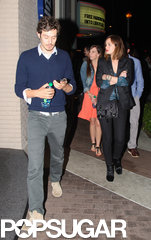 Leighton Meester and Adam Brody on a Movie Date