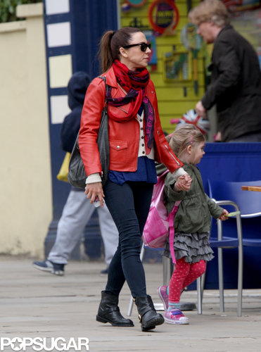 Former Spice Girl Mel C took her daughter, Scarlet Chrisholm, for a Sunday shopping trip in London.
Former Spice Girl Mel C took her daughter, Scarlet Chrisholm, for a Sunday shopping trip in London.