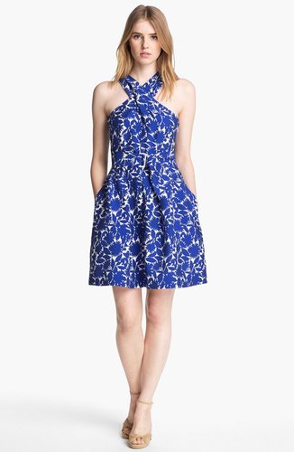 Mcginn 'Serafina' Print Halter Dress