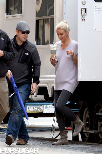 Cameron Diaz left her trailer while on the set of The Other Woman.
Cameron Diaz left her trailer while on the set of The Other Woman.
