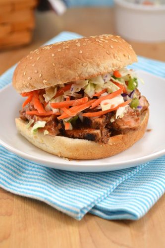 30-Minute BBQ Pork Sandwich
