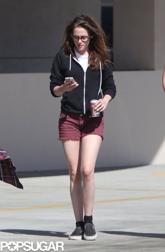Kristen Stewart checked her phone.
Kristen Stewart checked her phone.
