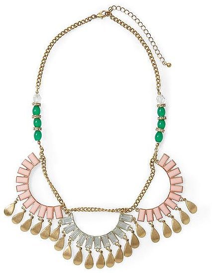 The price is so right on Tinley Road's Scallop Statement Necklace ($34) — pair it with a pretty top if you have the extra cash.
The price is so right on Tinley Road's Scallop Statement Necklace ($34) — pair it with a pretty top if you have the extra cash.
