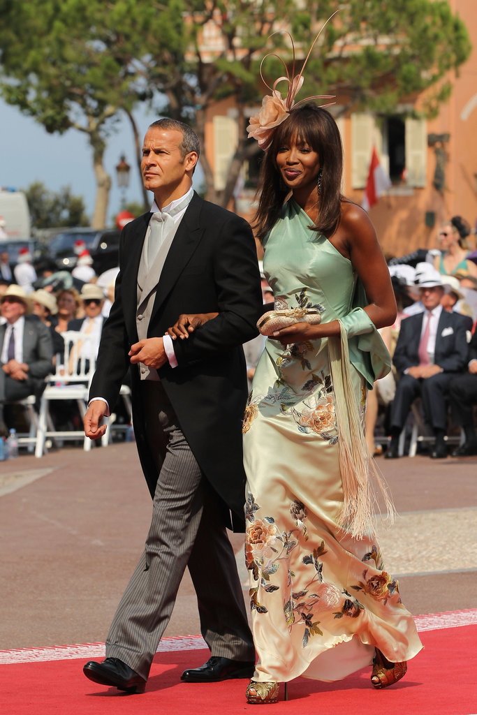 Naomi Campbell was arm in arm with Vladislav Doronin when she arrived at the royal wedding of Prince Albert II and Princess Charlene in July 2011 in Monaco.
Naomi Campbell was arm in arm with Vladislav Doronin when she arrived at the royal wedding of Prince Albert II and Princess Charlene in July 2011 in Monaco.