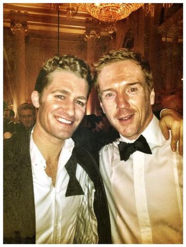 Matthew Morrison was dressed up for a black-tie event with Homeland's Damian Lewis.
Source: Twitter user Matt_Morrison
Matthew Morrison was dressed up for a black-tie event with Homeland's Damian Lewis.
Source: Twitter user Matt_Morrison