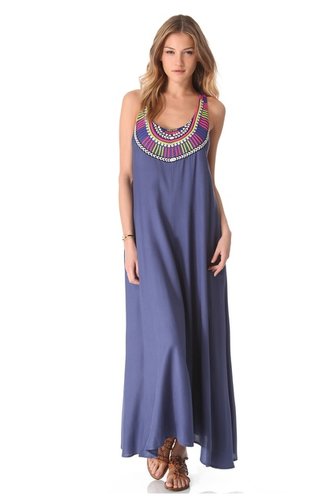 The gorgeous embroidery at the neckline means you won't need to add any jewels to this Mara hoffman Electric Casino beaded cover-up maxi dress ($363).
The gorgeous embroidery at the neckline means you won't need to add any jewels to this Mara hoffman Electric Casino beaded cover-up maxi dress ($363).