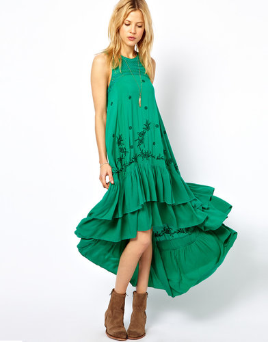 Be the life of the party in this bold-hued Free People long tiered dress ($329) — it'll look even better on the dance floor.
Be the life of the party in this bold-hued Free People long tiered dress ($329) — it'll look even better on the dance floor.