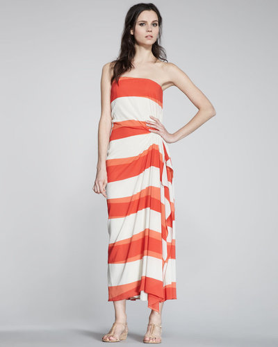 Alice + Olivia Evie Striped Maxi Dress