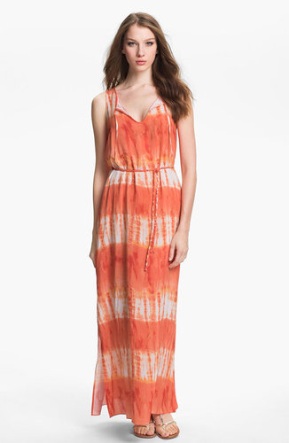 Two by Vince Camuto Tie Waist Maxi Dress