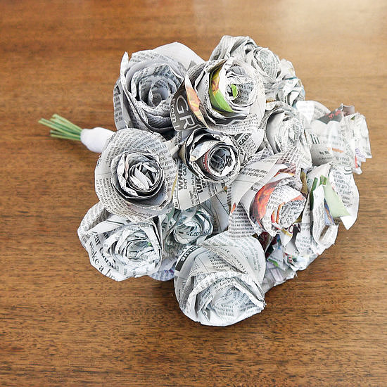 Newspaper Bouquet Newspaper Bouquet