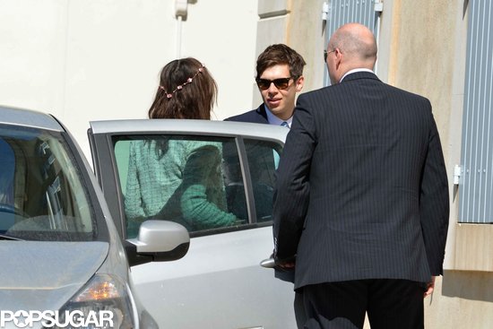 James Righton helped his bride, Keira Knightley, out of the car on Saturday.
James Righton helped his bride, Keira Knightley, out of the car on Saturday.