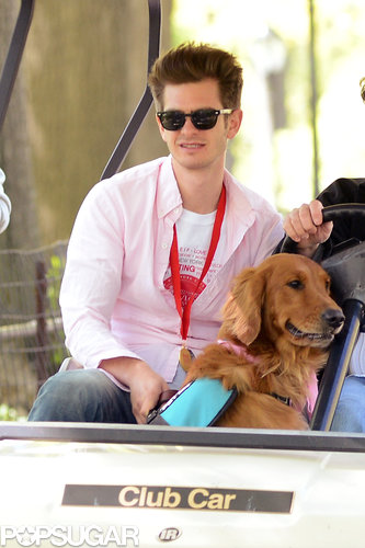 Emma and Andrew Bring PDA and a Pup to Revlon's Race Emma and Andrew Bring PDA and a Pup to Revlon's Race
