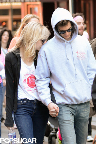 Emma and Andrew Bring PDA and a Pup to Revlon's Race Emma and Andrew Bring PDA and a Pup to Revlon's Race