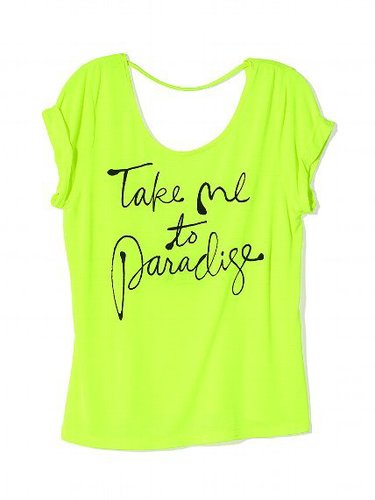 PINK Low-back Tee