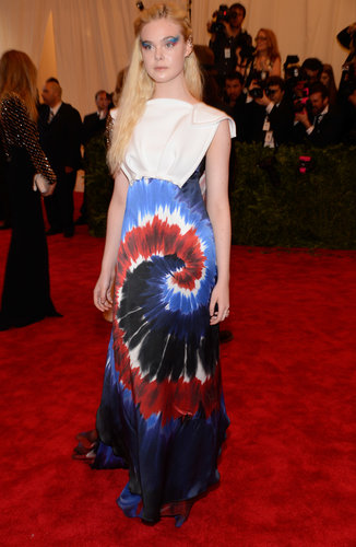 Elle Fanning at the Met Gala 2013.
Elle Fanning at the Met Gala 2013.