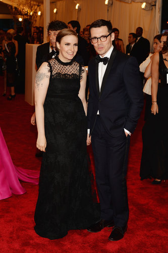 Lena Dunham and Erdem Moralioglu at the Met Gala 2013.
Lena Dunham and Erdem Moralioglu at the Met Gala 2013.