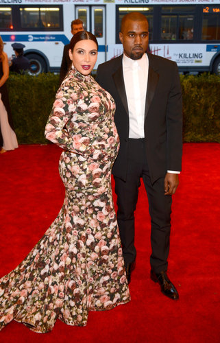Kim Kardashian and Kanye West at the Met Gala 2013.
Kim Kardashian and Kanye West at the Met Gala 2013.
