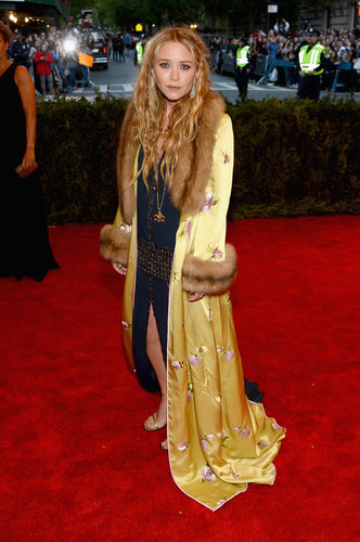 Mary-Kate Olsen at the Met Gala 2013.
Mary-Kate Olsen at the Met Gala 2013.