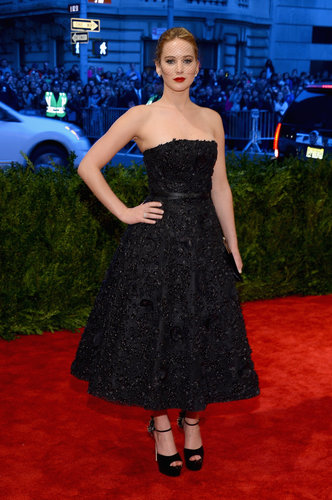 Jennifer Lawrence at the Met Gala 2013.
Jennifer Lawrence at the Met Gala 2013.