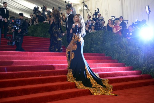Beyoncé Knowles at the Met Gala 2013.
Beyoncé Knowles at the Met Gala 2013.