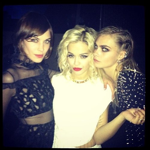 British beauties Alexa Chung, Rita Ora, and Cara Delevingne partied together at the event.
British beauties Alexa Chung, Rita Ora, and Cara Delevingne partied together at the event.