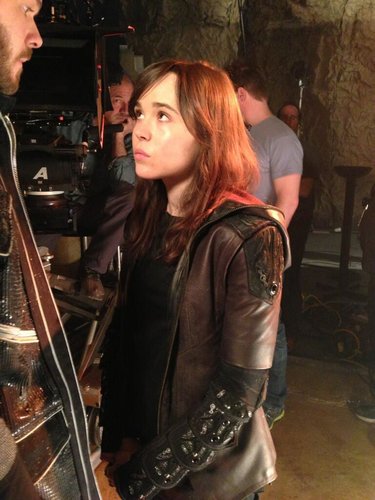 Ellen Page received instruction on the set of X-Men: Days of Future Past.
Source: Twitter user BryanSinger
Ellen Page received instruction on the set of X-Men: Days of Future Past.
Source: Twitter user BryanSinger