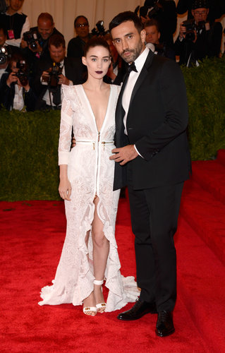 Rooney Mara and Riccardo Tisci at the Met Gala 2013.
Rooney Mara and Riccardo Tisci at the Met Gala 2013.