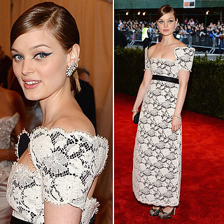 Pictures of Bella Heathcote in Chanel at 2013 Met Gala Ball