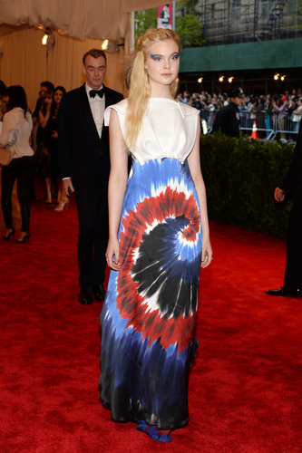Elle Fanning at the Met Gala 2013.
Elle Fanning at the Met Gala 2013.