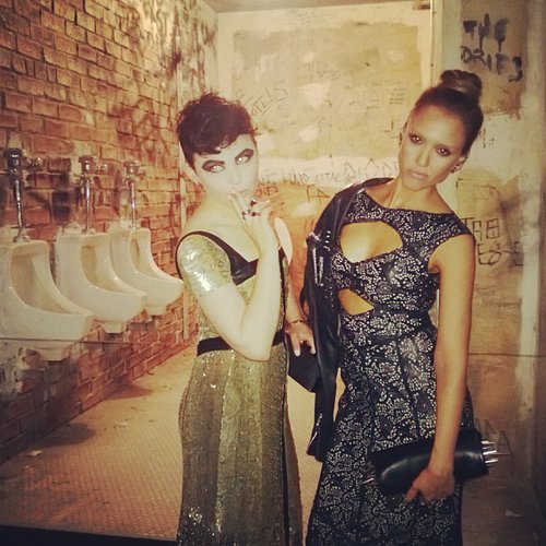 Tory Burch's dates, Ginnifer Goodwin and Jessica Alba, had some punk-chic girls time at the exhibit.
Source: Instagram user jessicaalba
Tory Burch's dates, Ginnifer Goodwin and Jessica Alba, had some punk-chic girls time at the exhibit.
Source: Instagram user jessicaalba