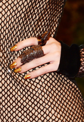 Miley Cyrus wore statement Eddie Borgo jewels.
Miley Cyrus wore statement Eddie Borgo jewels.