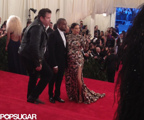 Kim Kardashian and Kanye West took their time posing for pictures.
Kim Kardashian and Kanye West took their time posing for pictures.