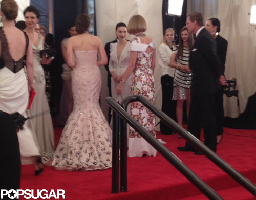 Anna Wintour and her daughter, Bee Shaffer, greeted cochair Rooney Mara early in the evening.
Anna Wintour and her daughter, Bee Shaffer, greeted cochair Rooney Mara early in the evening.