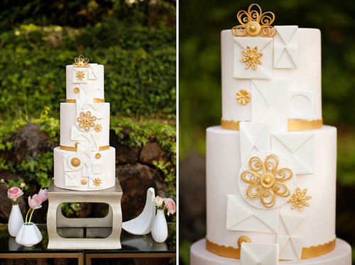 This whimsical cake is a mod masterpiece unlike any we've seen.
Photo by The Bee and the Bobbin via Green Wedding Shoes
This whimsical cake is a mod masterpiece unlike any we've seen.
Photo by The Bee and the Bobbin via Green Wedding Shoes