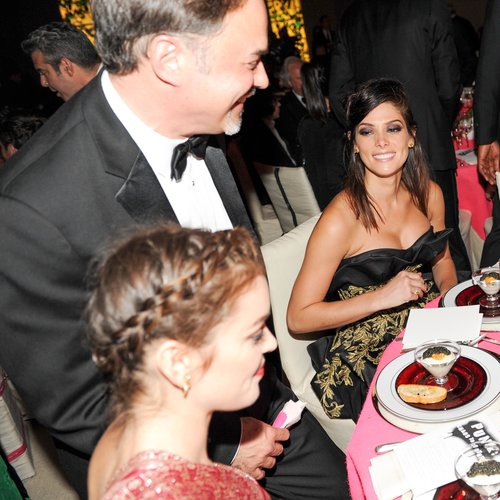 Ashley Greene smiled between bites at the Met Gala dinner.
Source: Billy Farrell/BFANYC.com
Ashley Greene smiled between bites at the Met Gala dinner.
Source: Billy Farrell/BFANYC.com