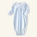 Blue Striped Gown