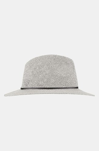 Topshop Short Brim Straw Fedora