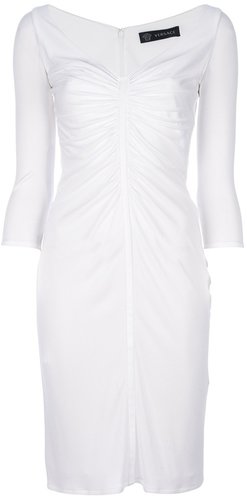 Versace ruched dress