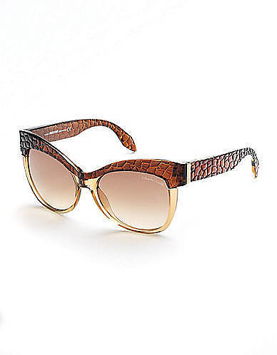 ROBERTO CAVALLI Textured Cat-Eye Sunglasses