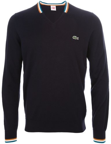Lacoste Live v neck sweater