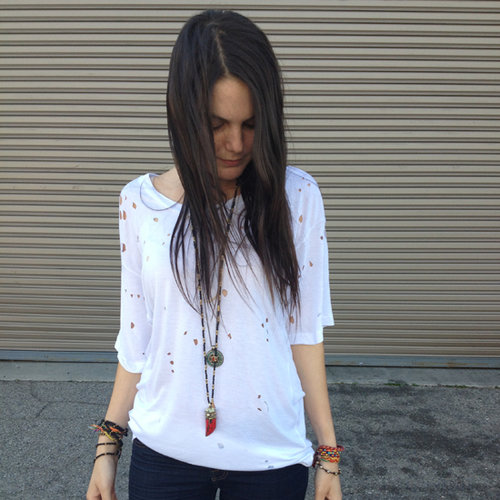 DIY Your Own Designer Holey T-Shirt in 5 Minutes Flat