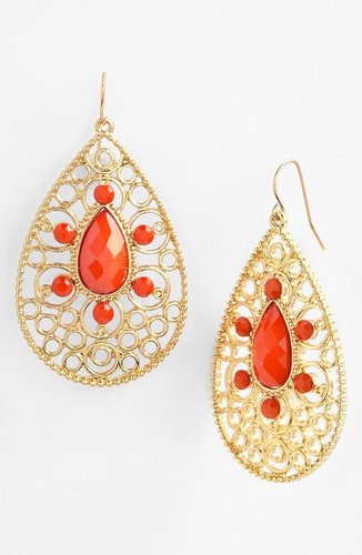 Tasha Filigree Teardrop Earrings