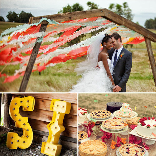 Take a look through this real-life carnival-themed wedding on POPSUGAR Home for tips on styling an eclectic wedding party, keeping guests entertained, crafting your own decor projects, and more!
Take a look through this real-life carnival-themed wedding on POPSUGAR Home for tips on styling an eclectic wedding party, keeping guests entertained, crafting your own decor projects, and more!