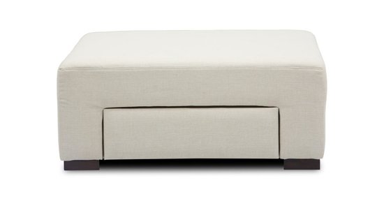 We've seen our fair share of storage ottomans, but we love that the Greece Ottoman's ($349) space-saving unit is an under-seat drawer. And at 35.8 square inches, it's not just a footrest.
We've seen our fair share of storage ottomans, but we love that the Greece Ottoman's ($349) space-saving unit is an under-seat drawer. And at 35.8 square inches, it's not just a footrest.
