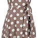 Taupe Polka Dot Petite Dress