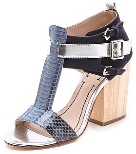 Elizabeth and james Carri Chunky Heel Sandals