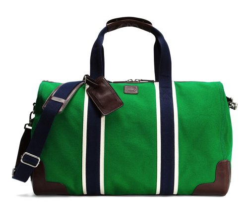 The rich green hue on this preppy Brooks Brothers prep duffel ($348) makes it undeniably fresh, while the pops of navy are a welcome contrast.
The rich green hue on this preppy Brooks Brothers prep duffel ($348) makes it undeniably fresh, while the pops of navy are a welcome contrast.
