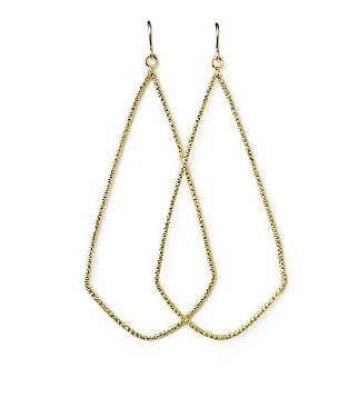 Sparkle Gold Swing Earrings