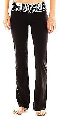 Soffe® Zebra-Print Yoga Pants